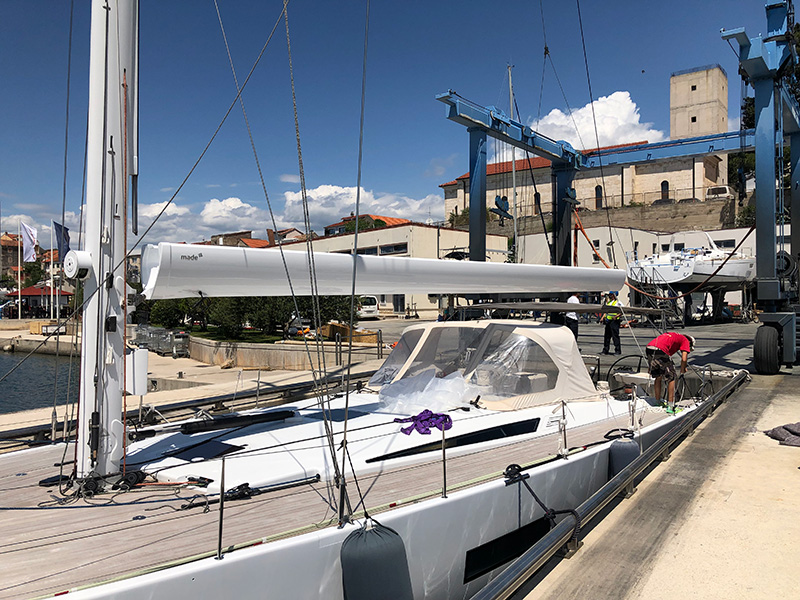 Type s wizard in boom furling